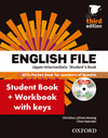 ENGLISH FILE UPPER-INTERMEDIATE: STUDENT'S BOOK WORK BOOK WITH KEY PACK (3RD EDITION)