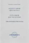 AQUEST AMOR QUE NO ÈS U - ESTE AMOR QUE NO ES UNO