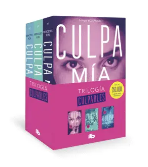 TRILOGÍA CULPABLES (PACK CON: CULPA MÍA CULPA TUYA CULPA NUESTRA) TRILOGÍA CULPABLES (PACK CON: CULPA MÍA CULPA TUYA CULPA NUESTRA)