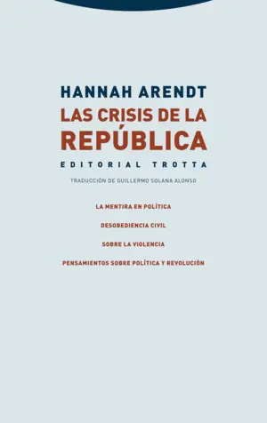 CRISIS DE LA REPUBLICA,LAS