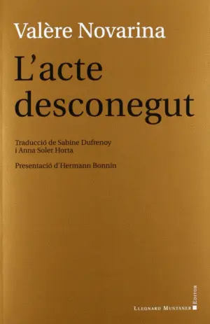 L'ACTE DESCONEGUT