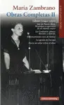 MARÍA ZAMBRANO OBRAS COMPLETAS VOLUMEN II MARÍA ZAMBRANO OBRAS COMPLETAS VOLUMEN II