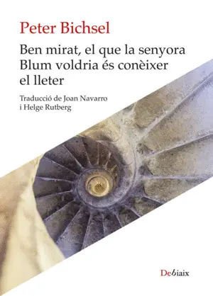 BEN MIRAT, EL QUE LA SENYORA BLUM VOLDRIA ÉS CONÈIXER EL LLETER BEN MIRAT, EL QUE LA SENYORA BLUM VOLDRIA ÉS CONÈIXER EL LLETER