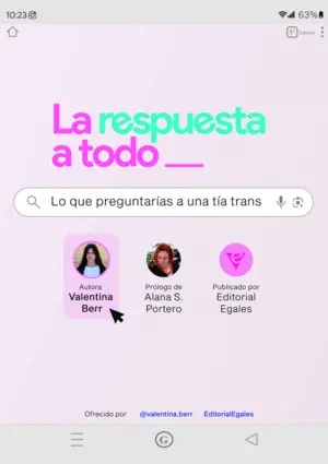 LA RESPUESTA A TODO LO QUE PREGUNTARÍAS A UNA TÍA TRANS LA RESPUESTA A TODO LO QUE PREGUNTARÍAS A UNA TÍA TRANS
