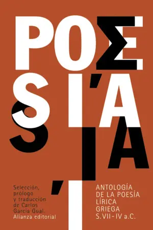 ANT.POESIA LIRICA GRIEGA ANT.POESIA LIRICA GRIEGA