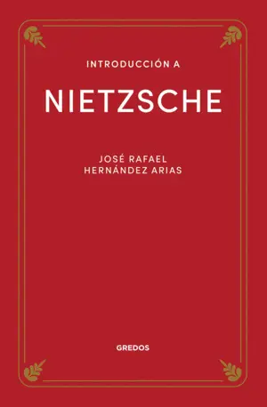 INTRODUCCION A NIETZSCHE INTRODUCCION A NIETZSCHE