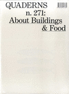QUADERNS N. 271: ABOUT BUILDINGS AND FOOD -CATALÀ