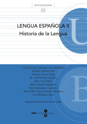 LENGUA ESPAÑOLA II HISTORIA DE LA LENGUA