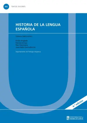 HISTORIA DE LA LENGUA ESPAÑOLA HISTORIA DE LA LENGUA ESPAÑOLA