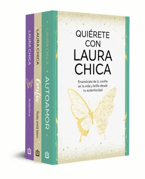 PACK QUIÉRETE CON LAURA CHICA (CONTIENE: AUTOAMOR  CONFÍA. TODO ESTÁ BIEN  AUT