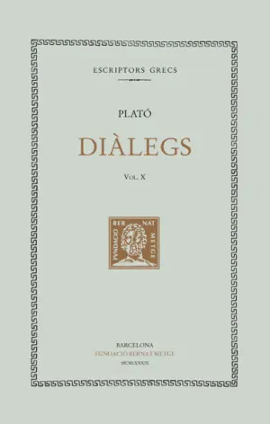 DIÀLEGS, VOL. X: LA REPÚBLICA (LLIBRES I-IV)
