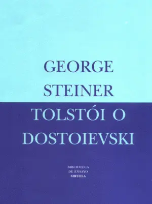 TOLSTÓI O DOSTOIEVSKI TOLSTÓI O DOSTOIEVSKI