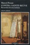 CONTRA SAINTE-BEUVE CONTRA SAINTE-BEUVE