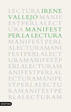 MANIFEST PER LA LECTURA MANIFEST PER LA LECTURA