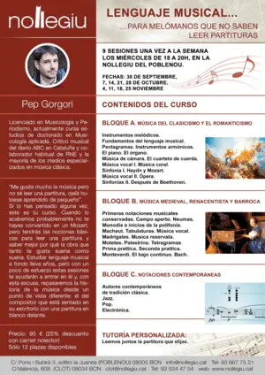 LENGUAJE MUSICAL PARA MELÓMANOS QUE NO SABEN LEER PARTITURAS LENGUAJE MUSICAL PARA MELÓMANOS QUE NO SABEN LEER PARTITURAS