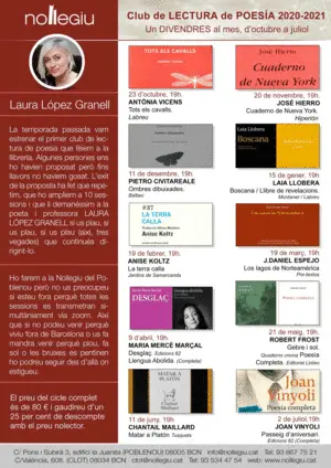 CLUB DE LECTURA DE POESIA 2020-2021