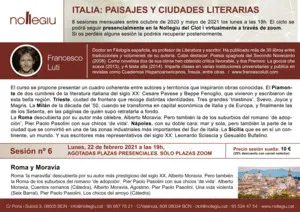 SESIÓN 6 ITALIA: ROMA Y MORAVIA SESIÓN 6 ITALIA: ROMA Y MORAVIA