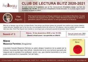 CLUB DE LECTURA BLITZ. NIEVE. MAXENCE FERMINE CLUB DE LECTURA BLITZ. NIEVE. MAXENCE FERMINE