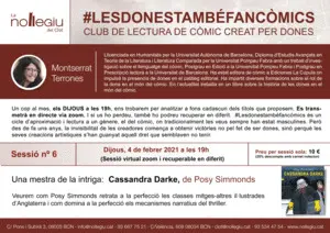 SESSIÓ 6. LES DONES TAMBÉ FAN CÒMICS. CASSANDRA DARKE. SESSIÓ 6. LES DONES TAMBÉ FAN CÒMICS. CASSANDRA DARKE.
