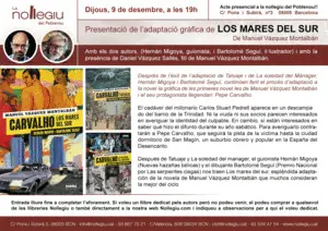 PRESENTACIÓ DE LA NOVEL·LA GRÀFICA LOS MARES DEL SUR
