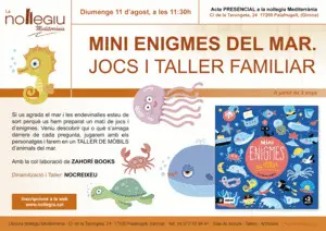 MINI ENIGMES DEL MAR. JOCS I TALLER FAMILIAR.