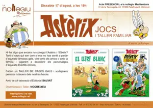 ASTÈRIX: JOCS I TALLER FAMILIAR ASTÈRIX: JOCS I TALLER FAMILIAR