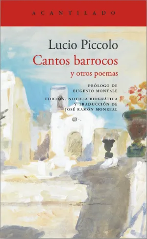 CANTOS BARROCOS Y OTROS POEMAS