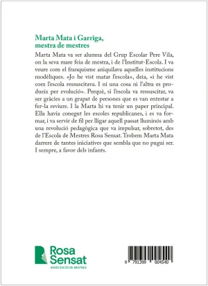 MARTA MATA I GARRIGA, MESTRA DE MESTRES